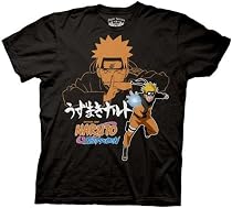Naruto Shippuden - Naruto Poster Adult T-shirt in Black