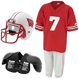 Wisconsin Badgers Youth NCAA Team Helmet and Uniform Set
