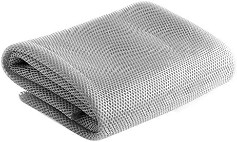 XUD-140x50cm Speaker Grill Dust-proof Cloth Stereo Gille Fabric Speaker Mesh Cloth (Silver)