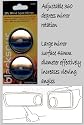 Pack of 2 Convex Wide Angle Blind Spot Mirors