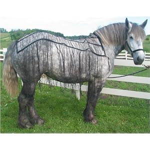 Nylon Webbing Draft Horse Fly Net - Fly Sheet