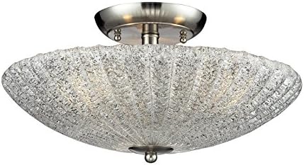 Elk Lighting 10271/3 Semi Flush Luminese lighting Lamp Home Improvement