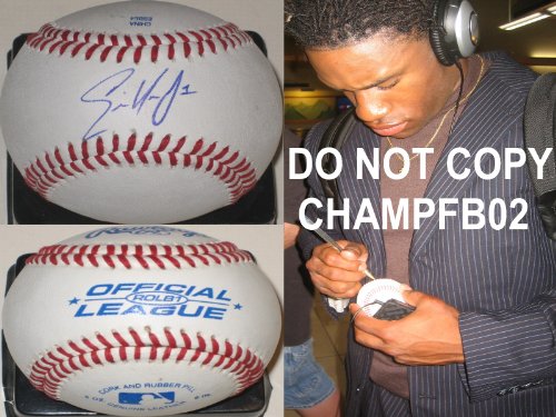 ERIC YOUNG JR,COLORADO ROCKIES,SIGNED,AUTOGRAPHED, BASEBALL WITH PROOF AND COA