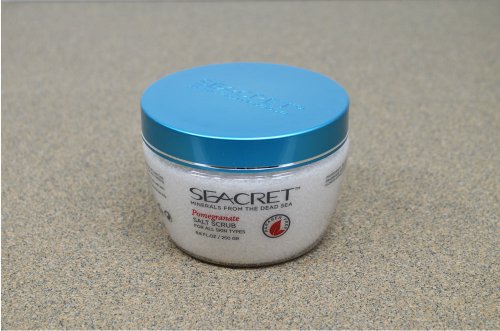 Seacret Dead Sea Pomegranate Salt Scrub All Skin Types 8.8 Fl.oz/250 Grs