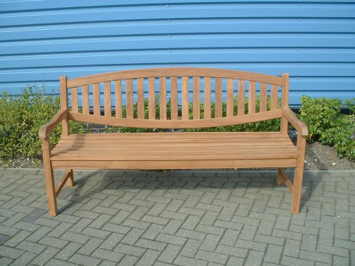 Buy VERONA CURVED BACK 1.8 METRE (6 Foot) BENCH CONSTRUCTED FROM GRADE A SEASONED KILN DRIED INDONESIAN TEAK online at Discounted New and Used prices. Delivered to your door with Off-The-Bookshelf.