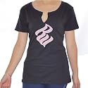Womens Rocawear Black Short Sleeve Urban Designer Top. (Size: XL)