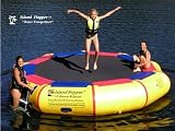 Island Hopper 13 Foot Bounce and Splash Water Bouncer w Exterior Padding