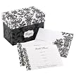Damask Shower Invitations & Recipe Box Gift Set