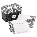 Damask Shower Invitations & Recipe Box Gift Set