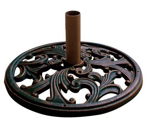 Arden Under table Cast IronUmbrella Base, 45 Pound, Bronze