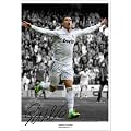 CRISTIANO RONALDO 2 REAL MADRID SIGNED AUTOGRAPH PHOTO A4 12X8 INCHES PRINT POSTER