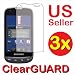 3x Samsung Transform Ultra SGH-M930 Premium Clear LCD Screen Protector Cover Guard Shield Protective Film Kit (3 Pieces)