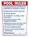 California State Spa Rules Sign
