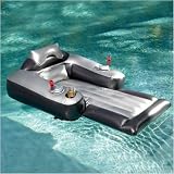 Excalibur Motorized Pool Lounger/ Black