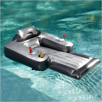 Excalibur Motorized Pool Lounger/ Black