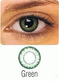 Cosmetic Non Perscription Color Contact Lenses 2 Tone - Green
