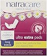 Natracare Ultra Extra Pads with Wings, Long, 8 Count