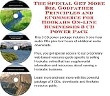 The Special Get More Biz, Godfather Principles and eCommerce for Hookahs On-line Businesses 3 CD Power Pack