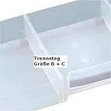 Trennsteg Schublade B/C VarioPlus transparent