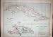 1872 Map Island Cuba Hayti Santo Domingo Porto Rico