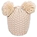 Simplicity Women's Cute Knit Fuzzy Pompom Winter Beanie Hat