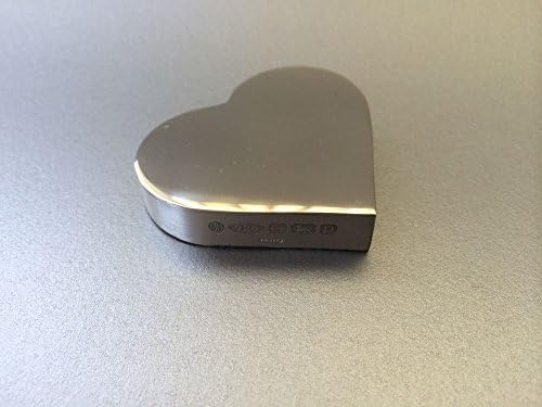 Sterling Silver Heart Shaped Paperweight