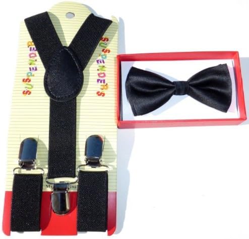 New Suspender Bow Tie Matching Colors Toddler Kids Boys Girls Child by KOOOL