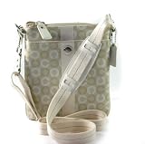 NEW AUTHENTIC COACH WAVERLY CC CROSSBODY MESSENGER SWINGPACK (Ivory/Silver)
