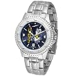 Navy Midshipmen NCAA Anochrome "Competitor" Mens Watch (Steel Band)