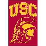 USC Trojans NCAA Applique Banner Flag (44x28) Trojan Head