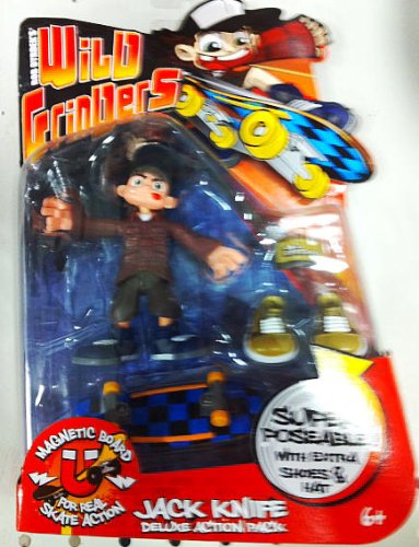 Wild Grinders Figure & Skateboard DeluxeAction Pack - JACK KNIFE