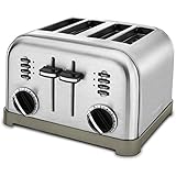 Cuisinart CPT-180 Metal Classic 4-Slice Toaster, Brushed Stainless