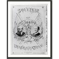 Historic Print (S): [Benjamin Harrison, bust, facing left, with Levi P. Morton on inauguration souv. card]