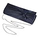 Damara Womens Graceful Interlacing Pleats Satin Clutch Evening Bag