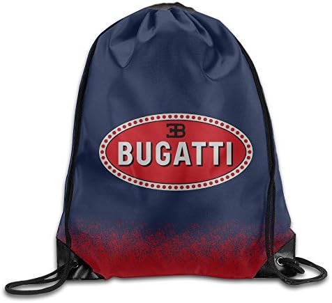 Bugatti Auto Racing Folding Sport Backpack Drawstring Bag