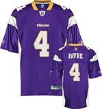 Brett Favre Purple Reebok NFL Replica Minnesota Vikings Jersey