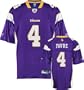 Brett Favre Purple Reebok NFL Replica Minnesota Vikings Kids 4-7 Jersey - Medium (5-6)