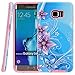 Galaxy S6 Edge Plus Case, S6 Edge + Case, Style4U Flower Design Slim Fit Hybrid Armor Case for Samsung Galaxy S6 Edge Plus / S6 Edge + with 1 Style4U Stylus [Lily Flower Pink]