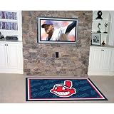 BSS - Cleveland Indians MLB Floor Rug (4'x6')