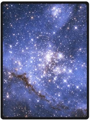 Funny Galaxy Nebula Blanket - Space Nebula Universe Retro Galaxy Tribal Patterned Fleece Throw Blankets 58 inches x 80 inches (Large) With New Style