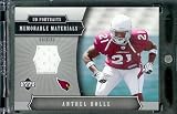 2005 Upper Deck Portraits Memorable Materials Antrel Rolle Jersey Arizona Cardinals Football Card - Mint Condition - Shipped In Protective ScrewDown Case!