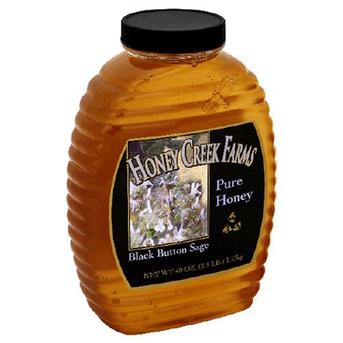 Honey Creek Farms Black Button Sage Honey, 40-Ounce Unit (Pack of 2) by Honey Creek Farms