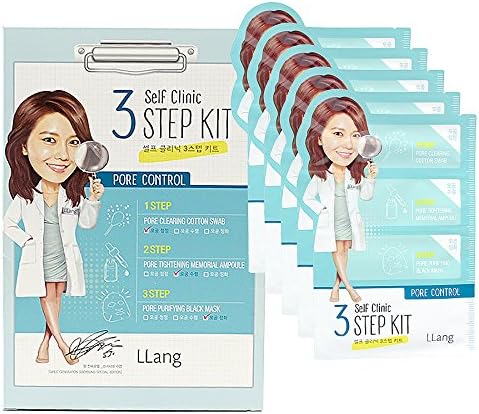 Llang Self Clinic 3-Step Kit Pore Clinic 5 Sheets