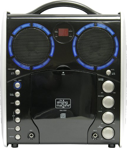 Where to buy Singing Machine SML-383 Portable CDG Player Karaoke Machine, Black