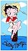 Betty Boop Fishing Beach Towel