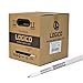Coax 18AWG Dual Shield Satellite TV COAXIAL Cable 1000 FT White RG6