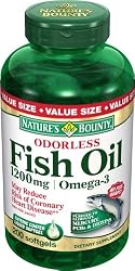 Nature's Bounty Odorless Fish Oil 1200mg (value Size), 200-Count