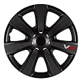 Radkappen Radzierblenden Petex VR Black Schwarz 14" 14 Zoll