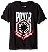 Star Wars Big Boys' T-Shirt, Black Logo, Medium/10-12
