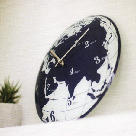 INTERFORM wall clock BLUM [ブルーム] 【ブルー】CL-4957BL　壁掛け時計 